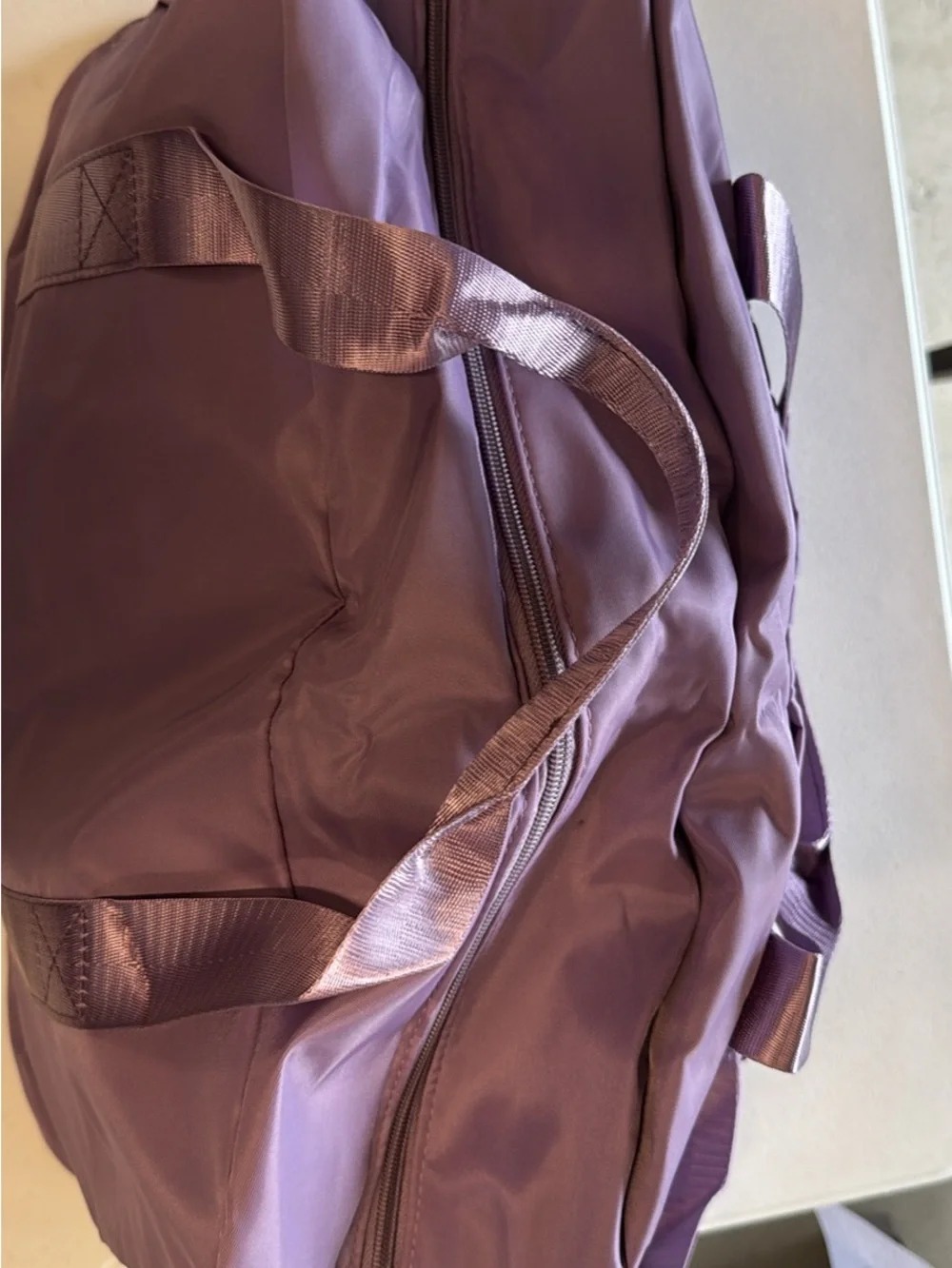 Mauve Travel Duffel Bag